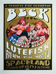 Taz Beck Original Rock Concert Poster