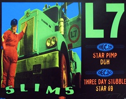 Taz L7 Original Rock Concert Poster