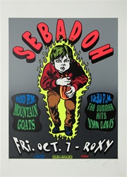 Taz Sebadoh Original Rock Concert Poster