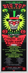 Taz Big Top Locos With Cypress Hill And Rage Against The Machine Original Rock Concert Poster