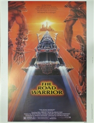 The Road Warrior Original US 30" x 40"
Vintage Movie Poster
Mel Gibson