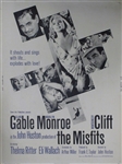 The Misfits Original US 30" x 40"
Vintage Movie Poster
Marilyn Monroe