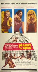 Planet of the Apes US Three Sheet Original Movie Poster
