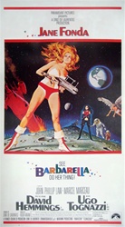 Barbarella Original US Three Sheet
