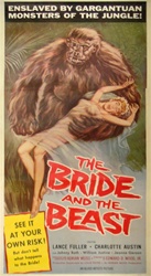The Bride and the Beast Original US Three Sheet
Vintage Movie Poster
Ed Wood