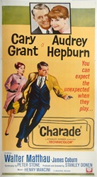 Charade US Three Sheet Original Movie Poster