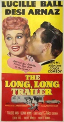 The Long, Long Trailer Original US Three Sheet
Vintage Movie Poster
Lucille Ball
