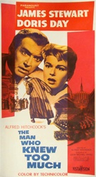 The Man Who Knew Too Much Original US Three Sheet