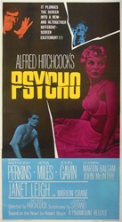 Psycho Original US Three Sheet