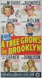 A Tree Grows in Brooklyn Original US Three Sheet