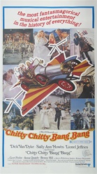 Chitty Chitty Bang Bang Original US Three Sheet