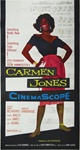 Carmen Jones Original US Three Sheet
Vintage Movie Poster
Dorothy Dandridge