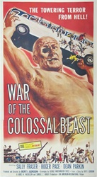 War Of The Colossal Beast US Three Sheet