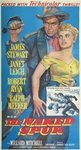 The Naked Spur Original US Three Sheet