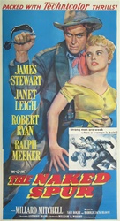 The Naked Spur Original US Three Sheet