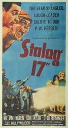 Stalag 17 Original US Three Sheet
Vintage Movie Poster
William Holden