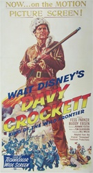 Davy Crockett, King Of The Wild Frontier Original US Three Sheet
Vintage Movie Poster
Fess Parker