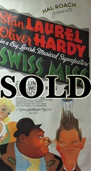 Swiss Miss Original US Three Sheet
Vintage Movie Poster
Al Hirschfeld Artwork