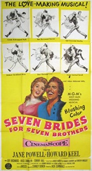 Seven Brides for Seven Brothers Original US Three Sheet
Vintage Movie Poster