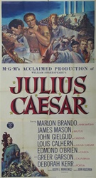 Julius Caesar Original US Three Sheet
Vintage Movie Poster
Marlon Brando