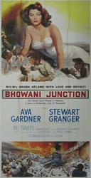 Bhowani Junction Original US Three Sheet
Vintage Movie Poster
Ava Gardner