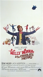 Willy Wonka And The Chocolate Factory Original US Three Sheet
Vintage Movie Poster
Gene Wilder