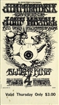 Jimi Hendrix Experience and John Mayall Original Tickets
Fillmore Auditorium