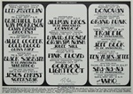 Various Artists Original Concert Poster