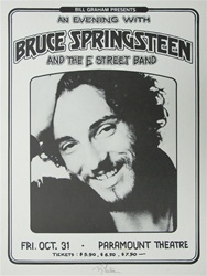 Bruce Springsteen Concert Poster