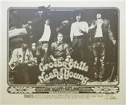 Crosby Stills Nash And Young Original Concert Poster
Vintage Rock Poster
Randy Tuten