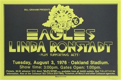 Eagles And Linda Ronstadt Original Concert Poster
Vintage Rock Poster
Randy Tuten
