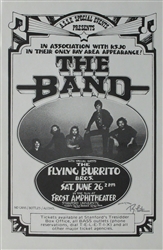 The Band And The Flying Burrito Brothers Concert Poster
Vintage Rock Poster
Randy Tuten
