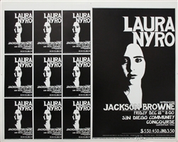 Laura Nyro And Jackson Browne Poster At The San Diego Community Concourse
Vintage Concert Poster
Randy Tuten