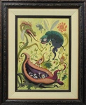 Joe Vaux Garden Fever Original Painting
Lowbrow 
Lowbrow artwork
Pop surrealism