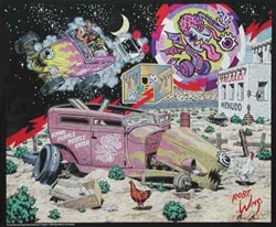 Robert Williams Flying Purple People Eaters Poster