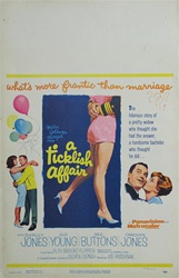 A Ticklish Affair US Window Card