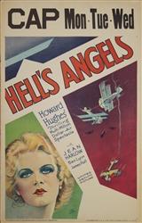 Hell's Angels US Window Card
Vintage Movie Poster
Jean Harlow