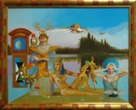 James Zar Merlins Dream Original Painting