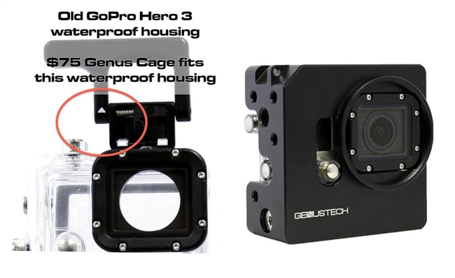 GP-CAGE-BK+ : Genus Cage for GoPro Hero 3+ (All Sales final, no returns on this product)