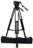 OZ-18AL1HD : OZEN 100AL1HD 100mm Aluminum Tripod & Agile 18 Fluid Head System (E-Z-Load)