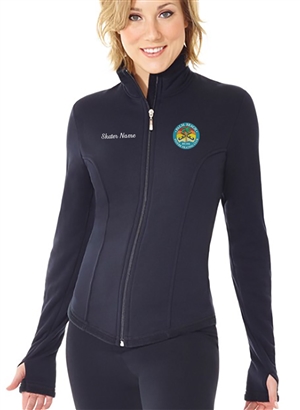 Palm Beach FSC Mondor Polartec Princess Seam Jacket with all sparkle logo