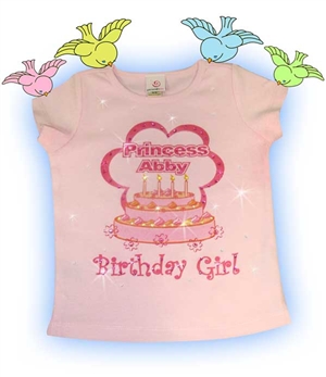 Birthday Cake Tee personalized