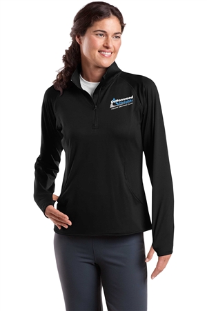 Cottonwood Heights Ladies 1/4 Zip Athletic Fleece