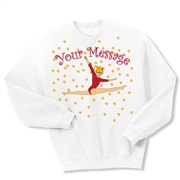 Gymnastics Splits Crewneck Fleece