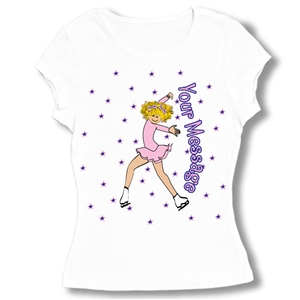 Ice Skate Ina Bauer Baby Doll Tee