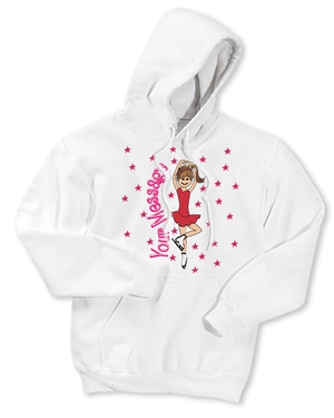 Ice Skate Scratch Spin Hoodie