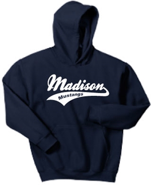 Madison Navy Hoodie Design B