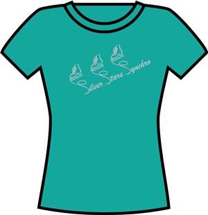 Silver Stars Synchro Tahiti Blue SS Tee