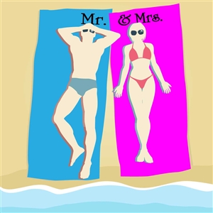 Mr. & Mrs. Towel Set