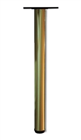 Table Leg Single Brass